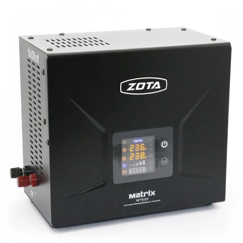 Источник бесперебойного питания ZOTA Matrix WT600, 600 Вт, 12В