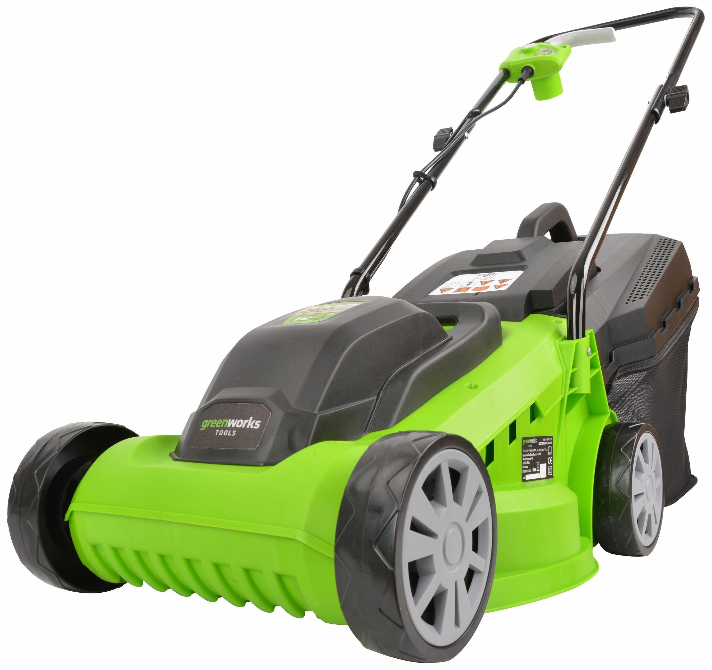 Электрическая газонокосилка Greenworks GLM1232 1200 Вт 33 см