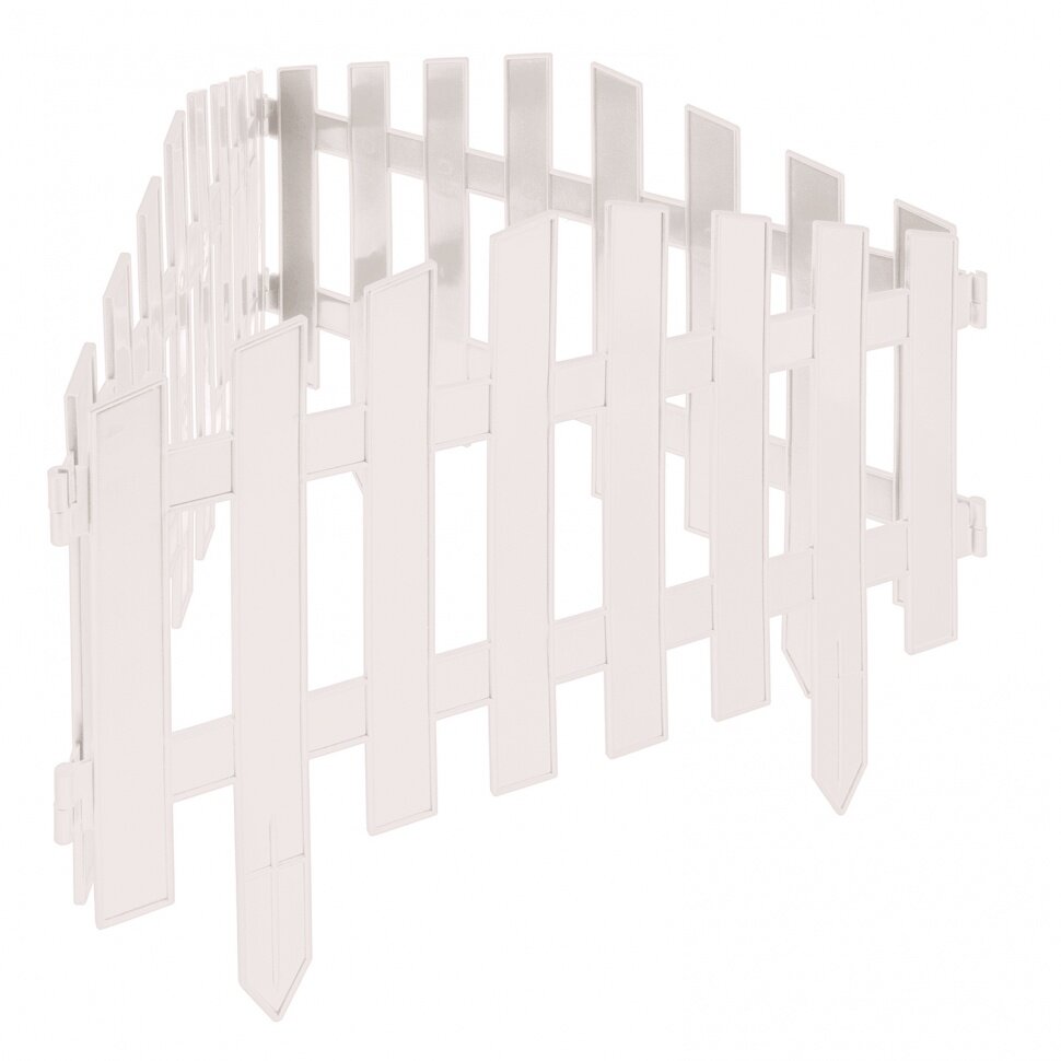 Забор декоративный "Марокко", 28 х 300 см, белый, Россия, Palisad - фотография № 1