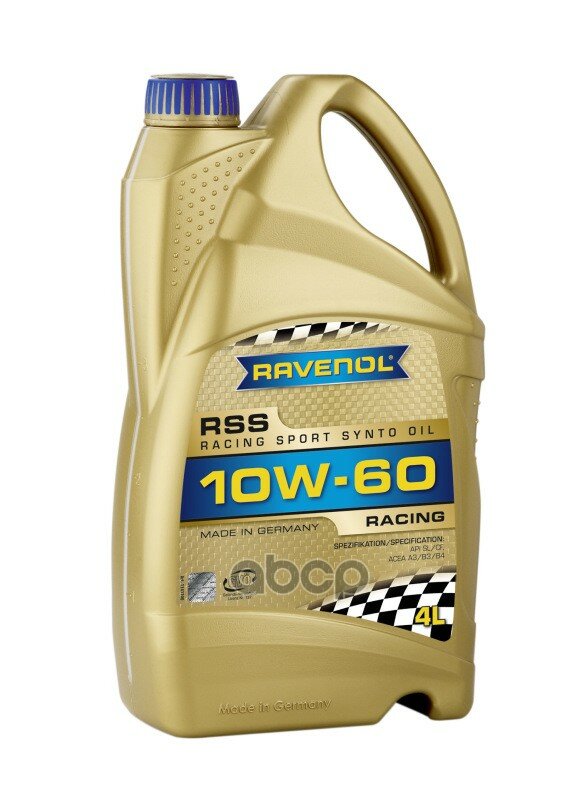 Ravenol Моторное Масло Ravenol Rss Racing Sport Synto Sae 10w-60 ( 4л) New