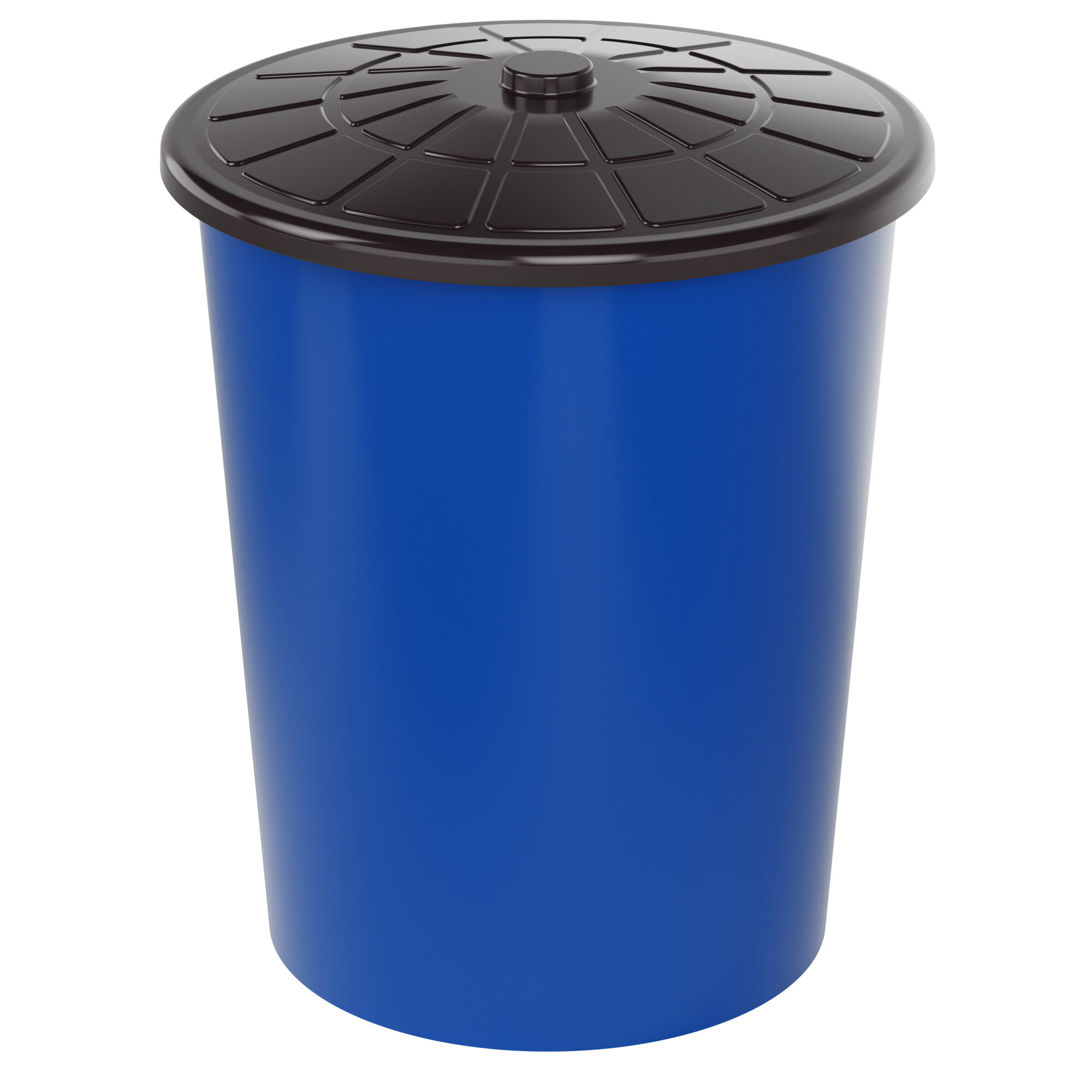 фото Бак универсальный с крышкой 100 л (синий), Альтернатива М3468