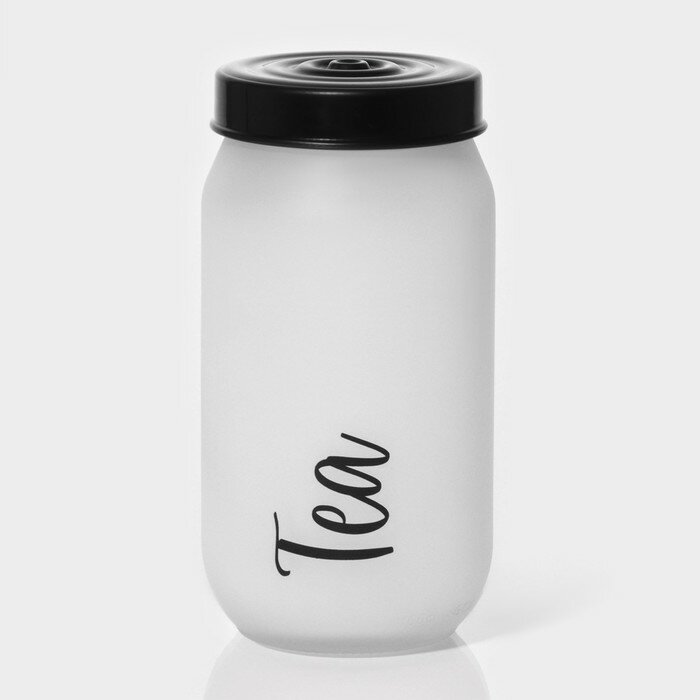 фото Банка стеклянная для сыпучих продуктов Herevin Tea, 1 л