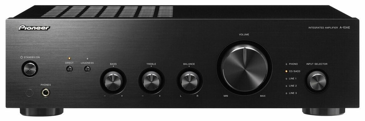 Интегральный усилитель стерео Pioneer A-10AE, black