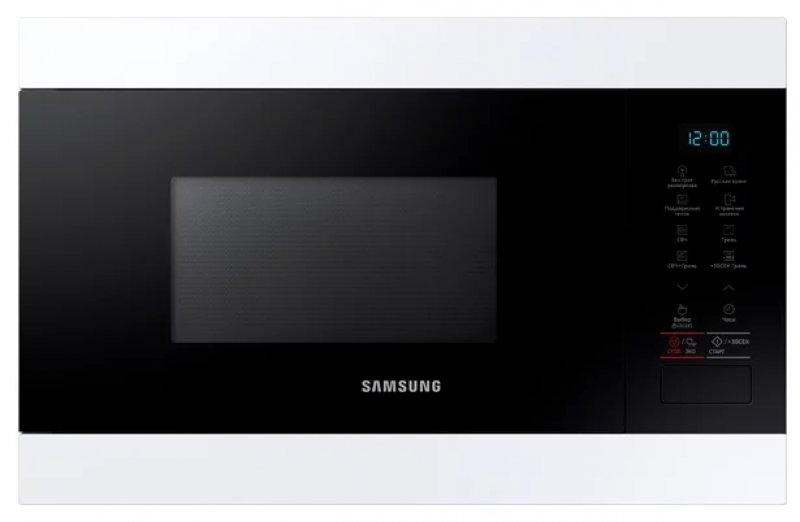 Микроволновая печь встраиваемая Samsung MG22M8054AW (белый)