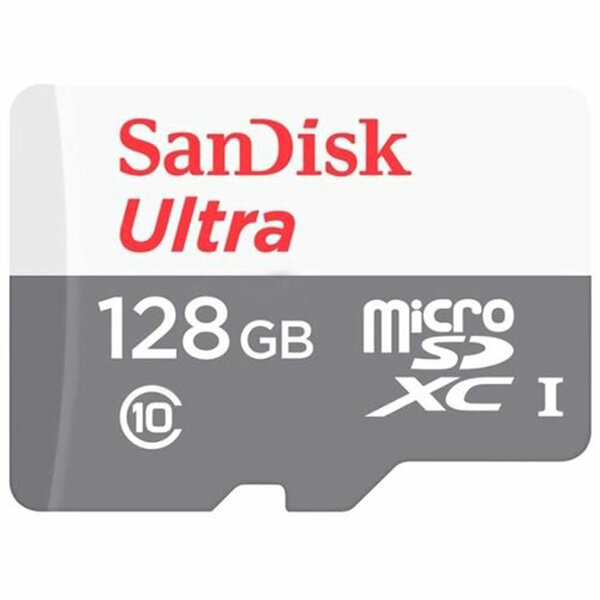 Карта памяти Sandisk microSDXC Class 10 UHS I U1 128Gb