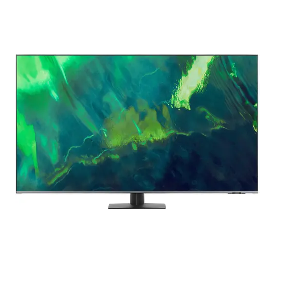 Телевизоры Телевизор Samsung QE55Q77AAU 2021 QLED, HDR, черный