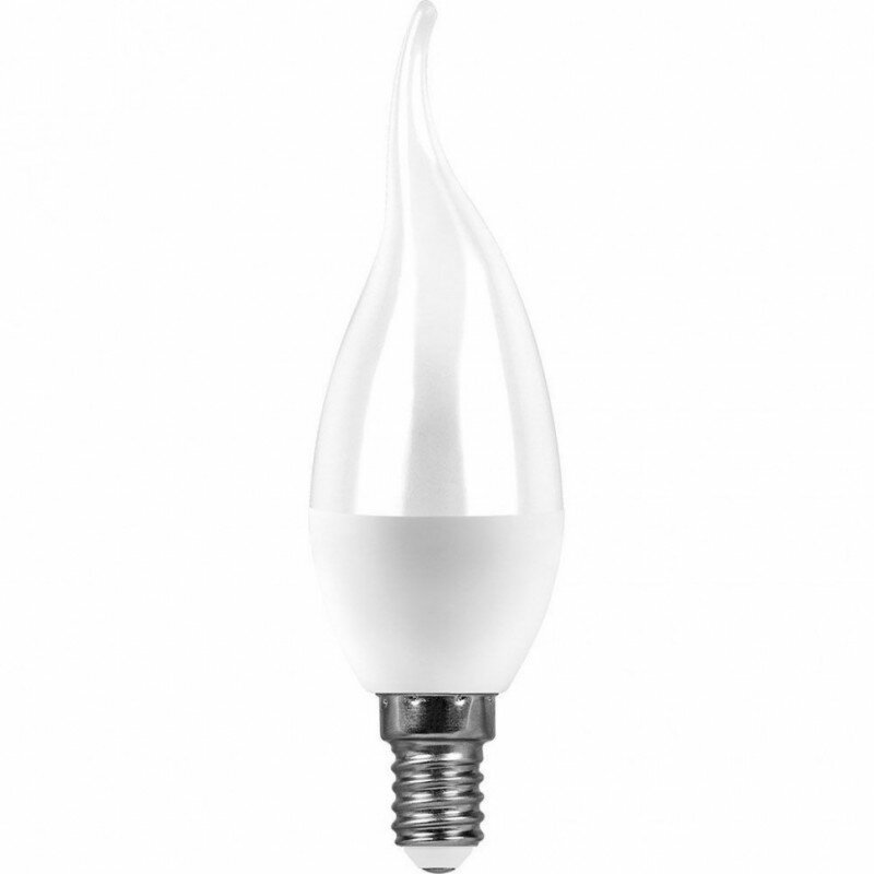 Feron Лампа светодиодная, 9W 230V E14 6400K на ветру C37T, SBC3709 55173