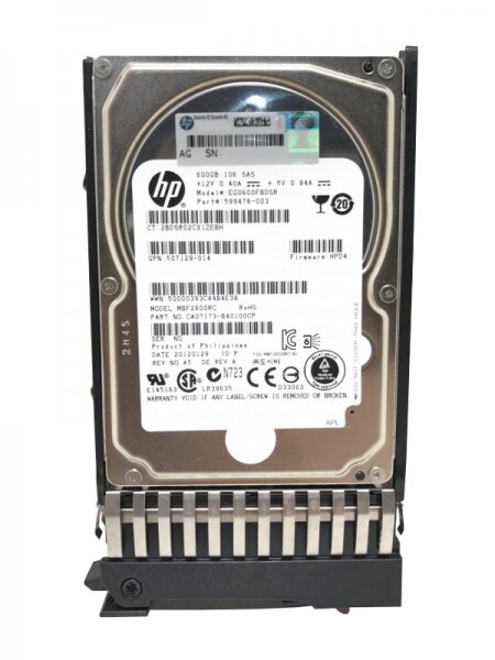   HP 599476-003 600Gb SAS 2,5" HDD