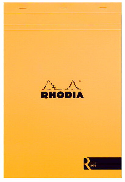 Clairefontaine Блокнот с перфорацией «Rhodia 16» формата А5, обложка оранжевая, 90г/м2, 70л