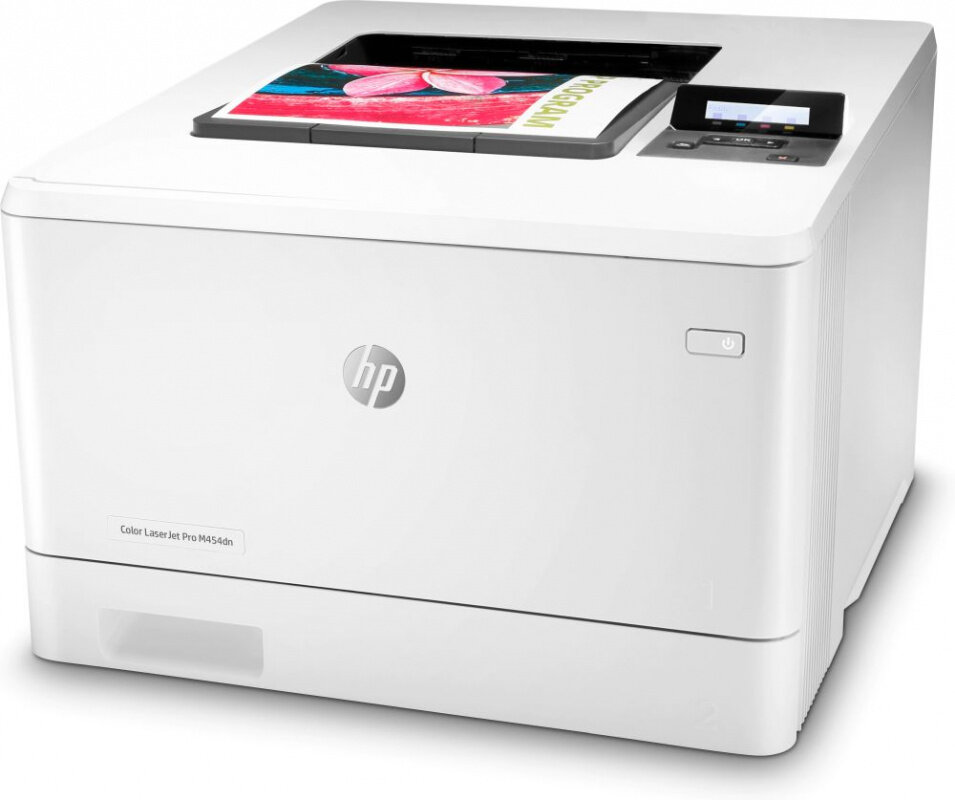 HP Принтер лазерный HP Color LaserJet Pro M454dn (W1Y44A) A4 Duplex Net белый W1Y44A