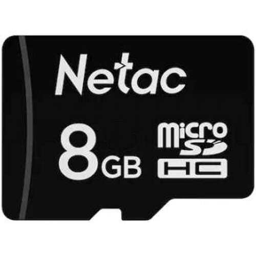 Карта памяти Netac P500 MicroSDHC 8Gb Class 10 UHS-I 80MB/s (NT02P500STN-008G-S)