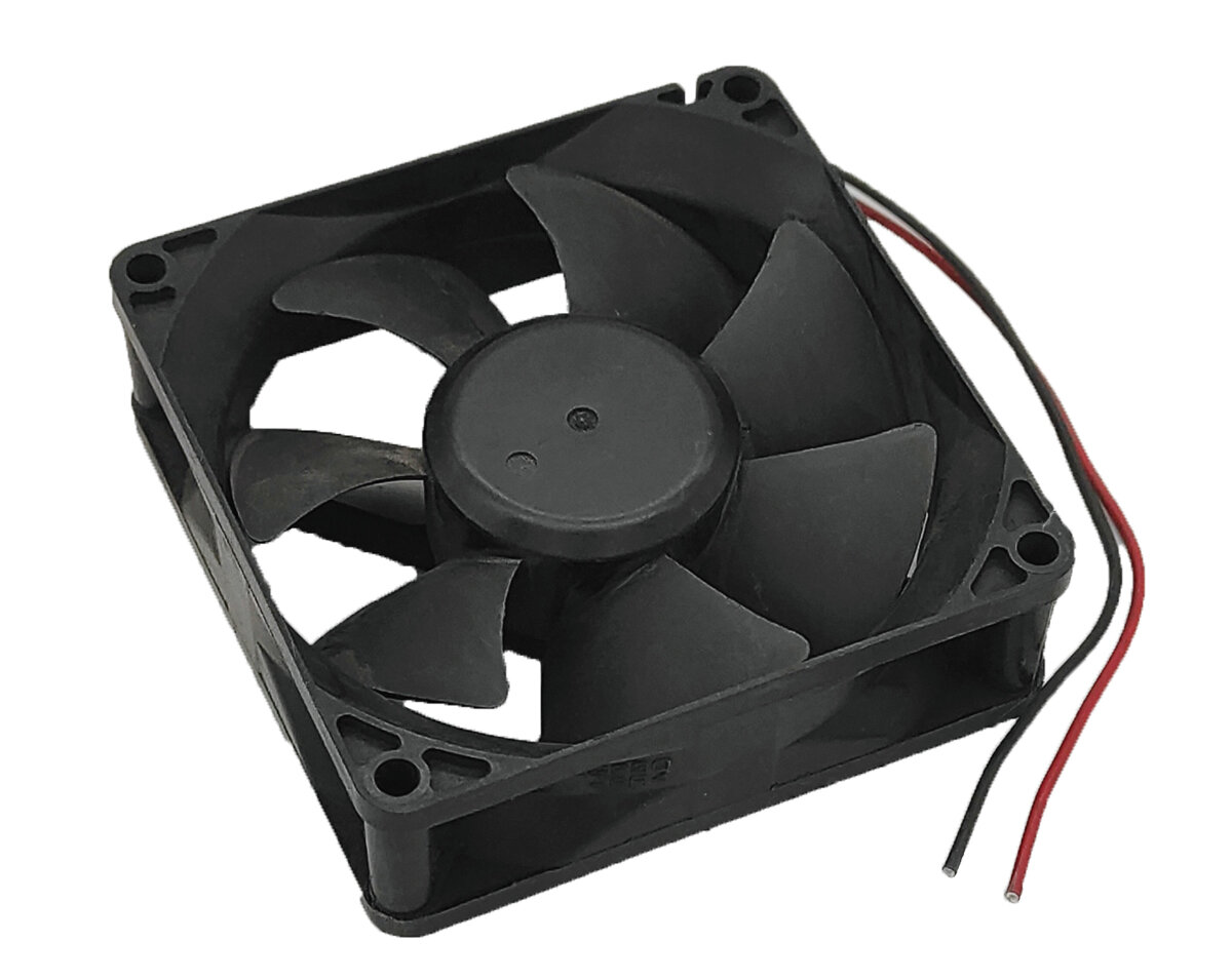 фото Вентилятор для сварочного аппарата 12В/80х80х25мм