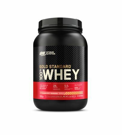 Optimum Nutrition 100% Whey Gold Standard (908 гр) - Вкус: Клубника