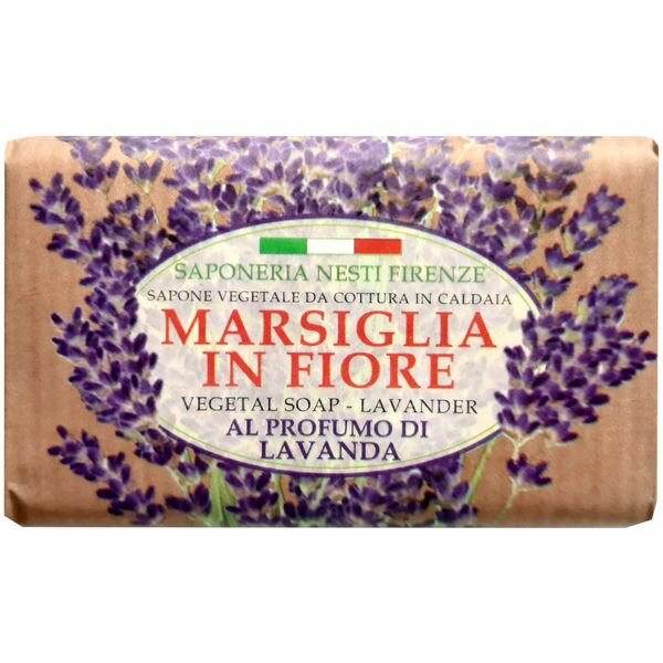 Nesti Dante Мыло кусковое Marsiglia in Fiore Lavanda