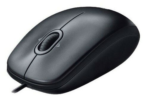 Мышь Logitech M100 черный/темно-серый оптическая (1000dpi) USB1.1 (2but)