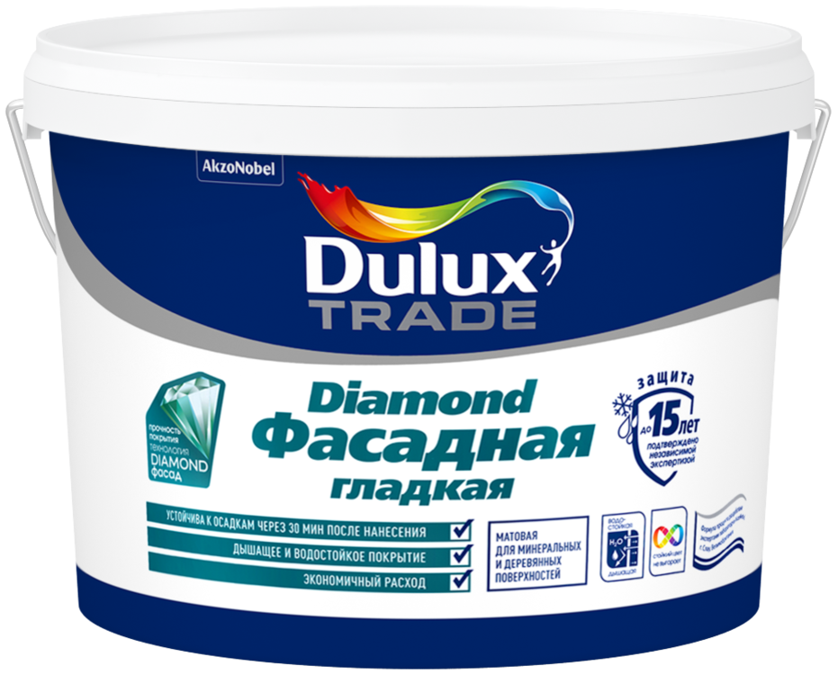 Dulux DIAMOND Фасадная Краска для Фасадных поверхностей (10 литр)