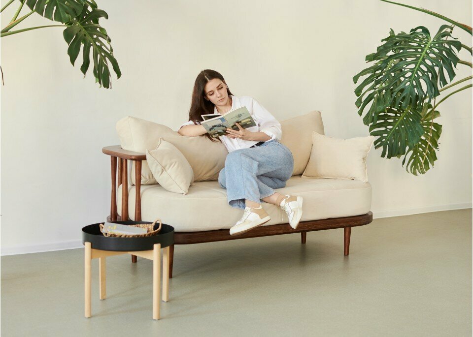 Садовый диван Soft Element Ламе, бирюзовый - фотография № 10
