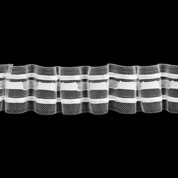 Шторная лента 3 см 3 +- 1 м цвет белый