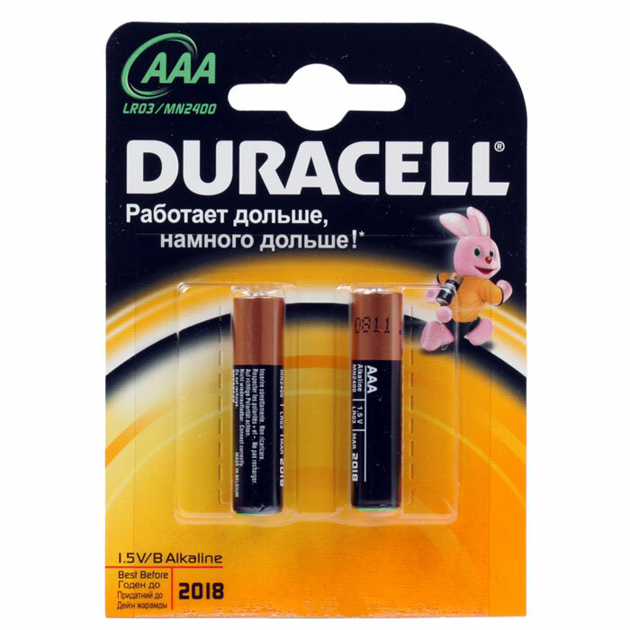  Duracell LR03-2BL Basic AAA 2