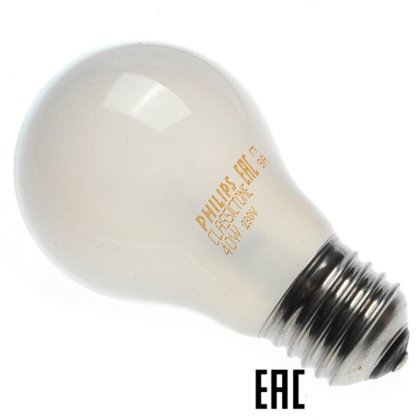 Лампа накаливания "груша" матовая 60Вт 07317 A55 60W 230V FR Е27 710Лм PHILIPS