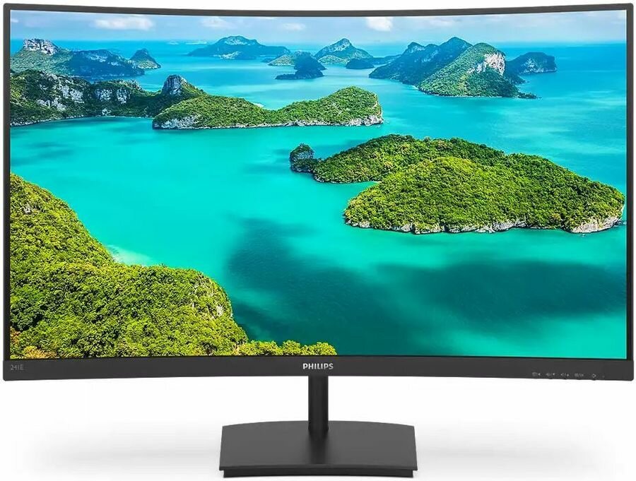 Philips 23.6" 241E1SC/00 (16:9, VA curved, 75Hz, FreeSync, VGA, HDMI)