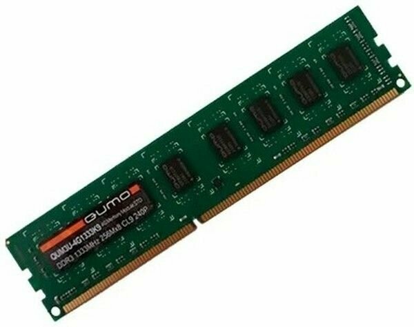Оперативная память QUMO DDR3 DIMM 4GB 1333MHz (QUM3U-4G1333K9)