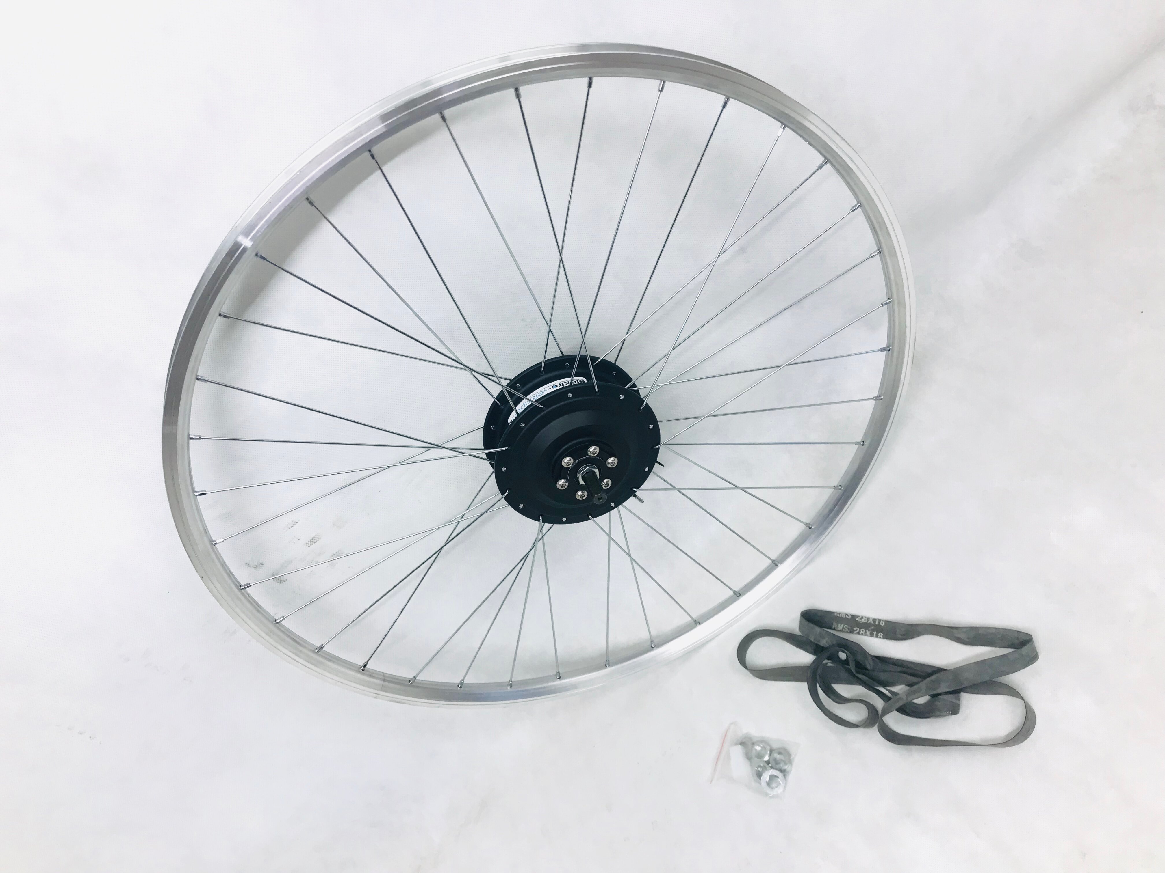 Редукторное мотор колесо в сборе на 36-48v/350w Ватт для велосипеда 28-29" дюймов передний привод