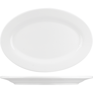 Блюдо «Кунстверк» овальное; фарфор, H=17, L=226, B=155мм; белый, Kunstwerk, QGY - P5123423/9904007