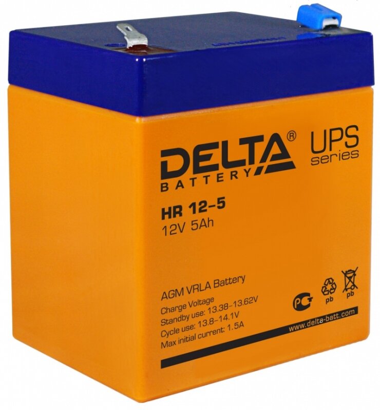 Аккумуляторная батарея для ИБП DELTA BATTERY HR 12-5