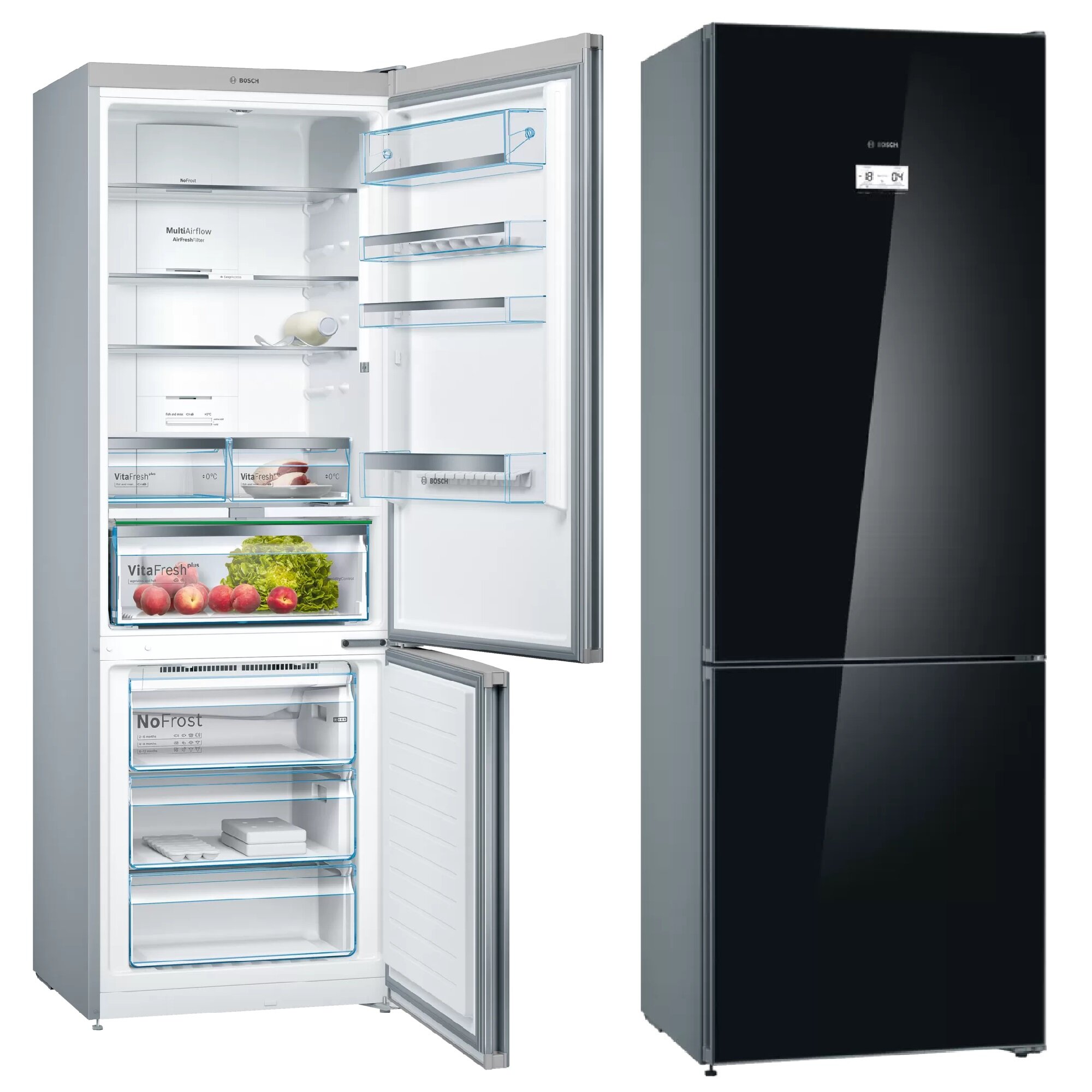 Холодильники с морозильной камерой Bosch KGN49LB30U