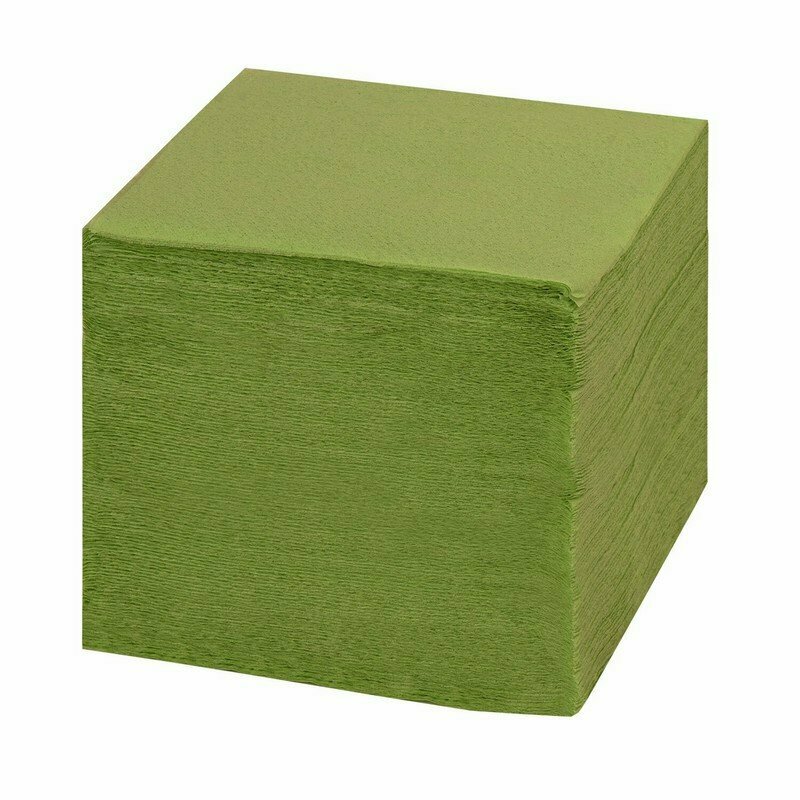 Салфетки бумажные 400 шт., 24х24 см, "Big Pack", зелёные, 100% целлюлоза, LAIMA, 114728 - фотография № 4