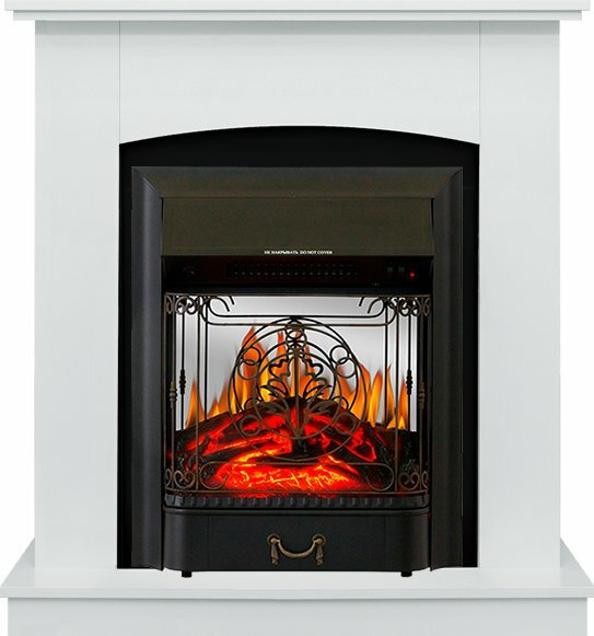 Электрокамин Royal Flame Barcelona с очагом Majestic FX M Black белый