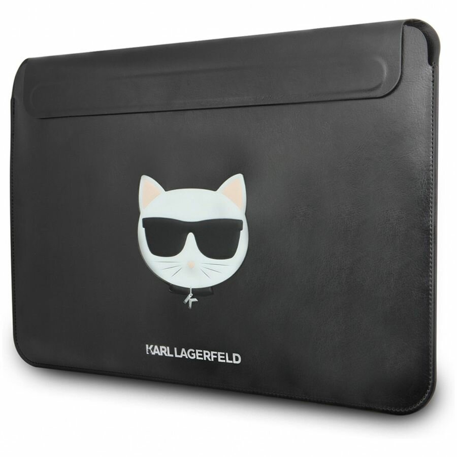 Чехол CG Mobile Lagerfeld Choupette Sleeve Black для ноутбуков 13"/14" чёрный