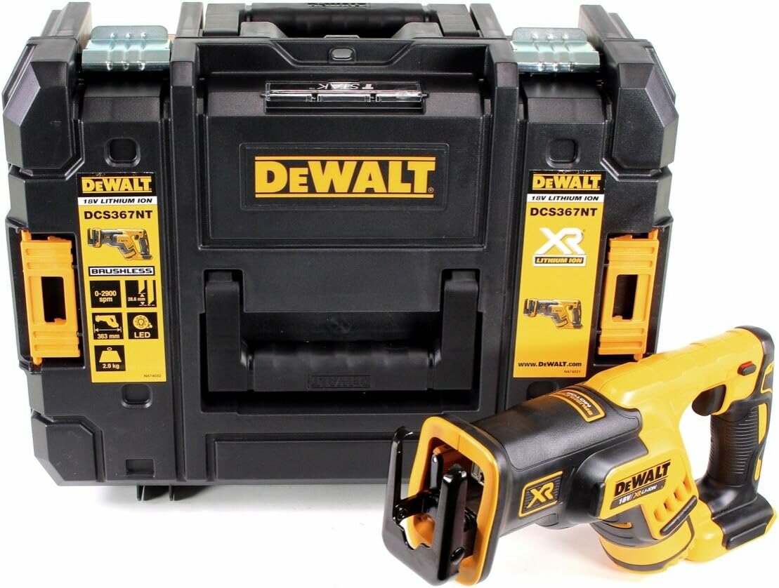 Аккумуляторная бесщеточная сабельная пила DEWALT DCS367NT