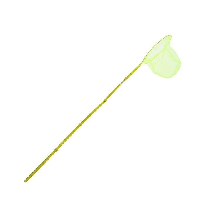 Сачки Без бренда Сачок детский, бамбуковая ручка 81 см, d=20 см, цвета микс - фотография № 6
