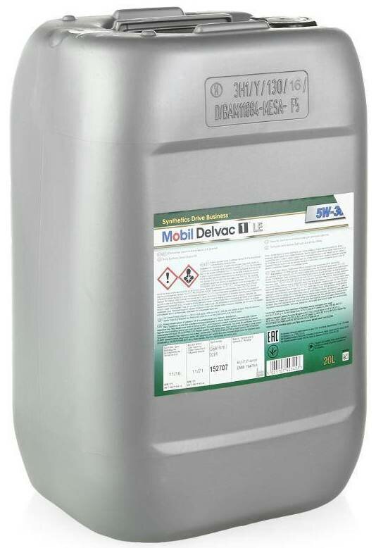 Масло моторное MOBIL Delvac 1 LE 5w30 20л.
