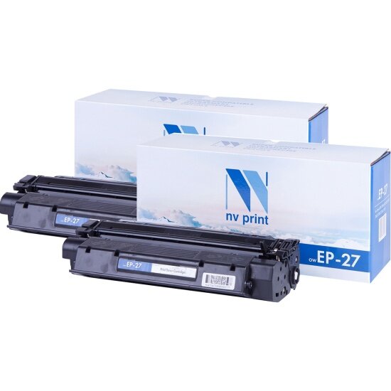 Картридж совместимый NV Print NVP NV-EP-27-SET2 для Canon LBP3200/ Canon LaserBase MF3110/ MF3240/ MF5630/ MF5650/ MF5730/ MF5750/ MF5770 (2500k) (2 шт)