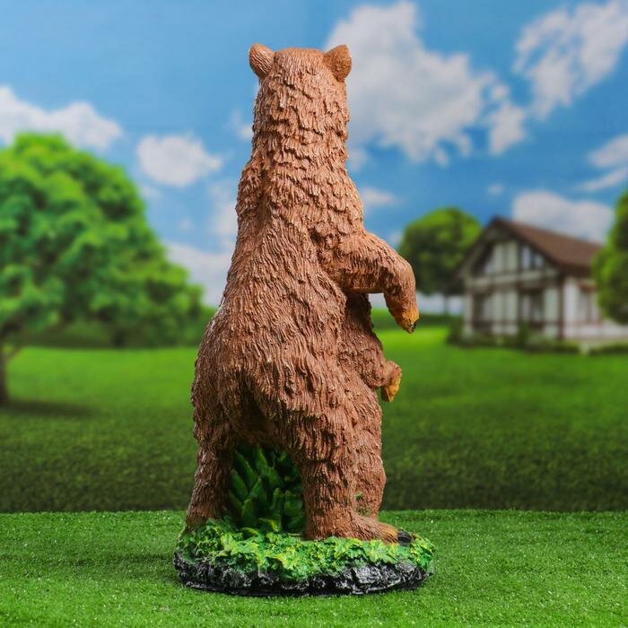 Садовая фигура "Медведи" два 26х25х55см - фотография № 6