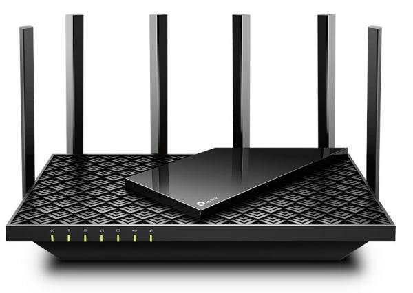 Wi-Fi роутер TP-LINK ARCHER AX73 802.11abgnacax 5378Mbps 2.4 ГГц 5 ГГц 4xLAN черный