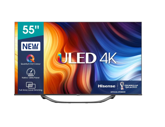 55" Телевизор Hisense 55U7HQ черный 4K UHD WiFi Smart TV