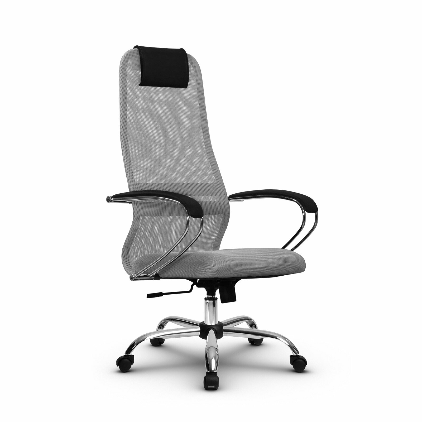 Компьютерное кресло SU-B-8/подл.131/осн.003 cветло-серый/cветло-серый - фотография № 9