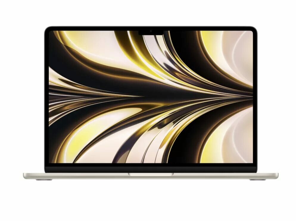 Ноутбук Apple MacBook Air 13 (2022) Starlight MLY23 (Apple M2/13.6"/2560x1664/8GB/512GB SSD/Apple graphics 8-core/Wi-Fi/macOS)