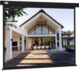 Экран Cactus 180x180см Wallscreen CS-PSW-180X180-BK 1:1 настенно-потолочный рулонный черный