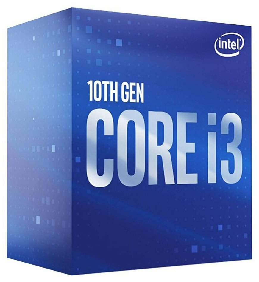 Центральный процессор Intel Core i3 i3-10100 Comet Lake 3600 МГц Cores 4 6Мб 65 Вт GPU UHD 630 OEM C .