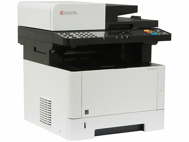 Многофункциональное устройство Kyocera Многофункциональное устройство Kyocera ECOSYS M2540DN A4, лазерный, принтер + сканер + копир + факс, ЖК, бело-черный (USB2.0, LAN)