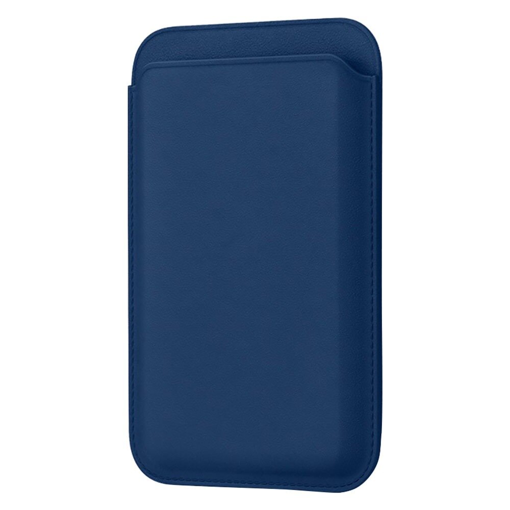Картхолдер VLP MagSafe Wallet Eco-leather для Apple iPhone с MagSafe, тёмно-синий