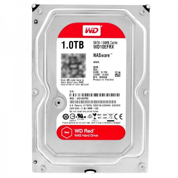 Жесткий диск Western Digital WD Red Plus 1 ТБ WD10EFRX