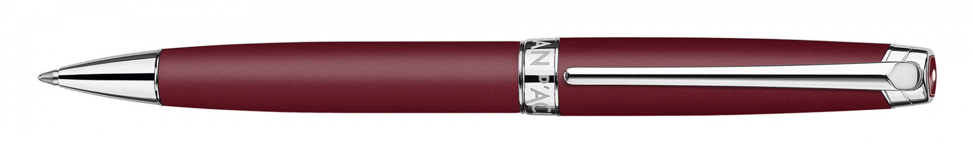 Ручка шариков. Carandache Leman Burgundy (4789.085) M черн. черн. подар.кор.