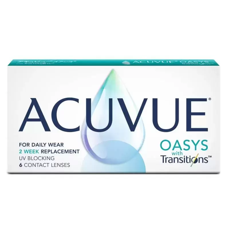   Acuvue Oasys with Transitions , +2.25/8.4/14.0 6.