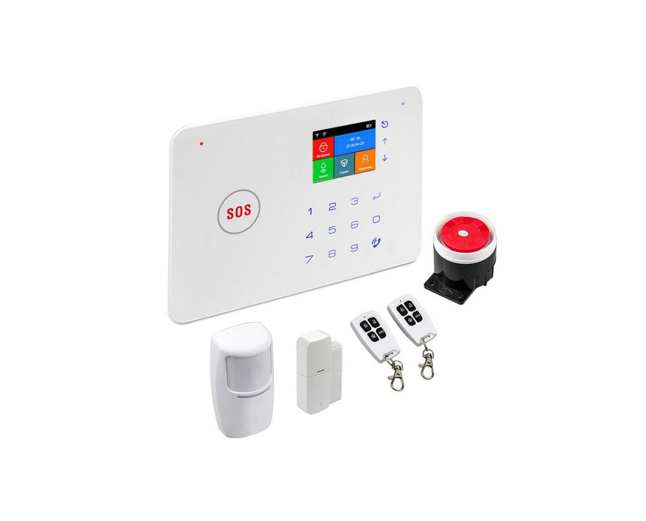 GSM / Wi-Fi сигнализация для дома пожарная GSM / Wi-Fi сигнализация - Страж Мод: Охрана GSM-Wi-Fi (S16766VIP) для дома дачи и гаража.
